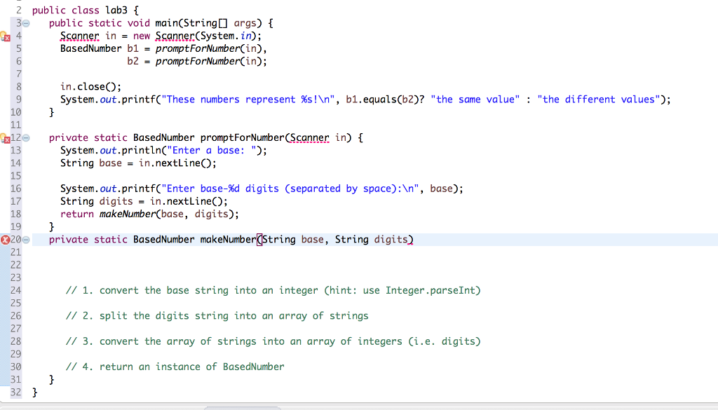 Solved 2 public class lab3 I 3 public static void | Chegg.com