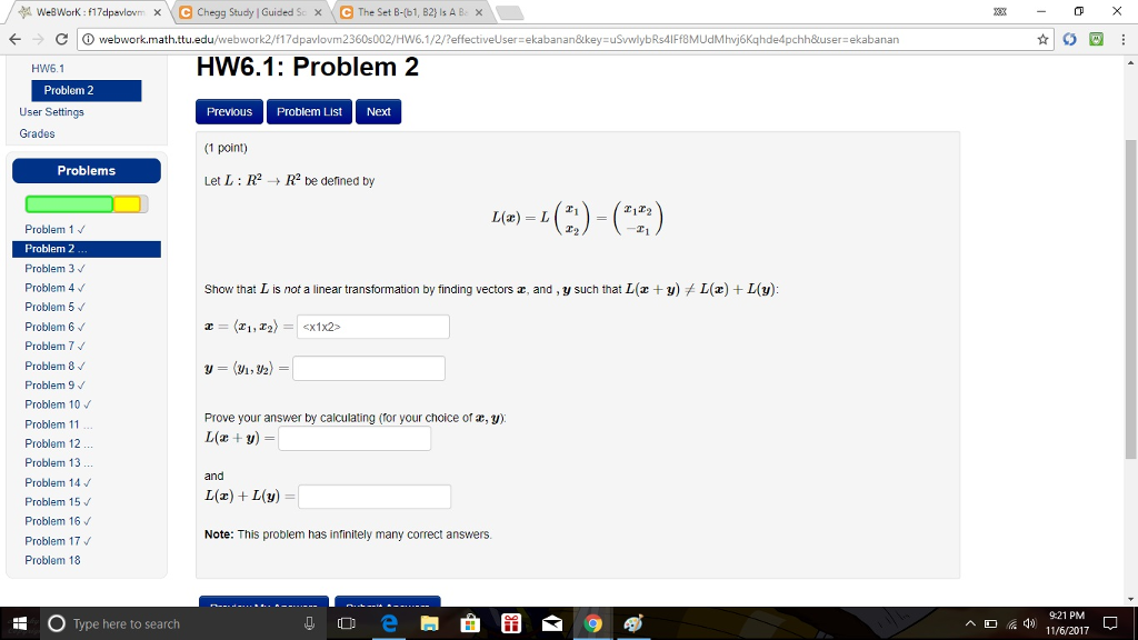 Solved WeBWorK : f1 7dpavlovm x e chegg Study I Guided S/X | Chegg.com