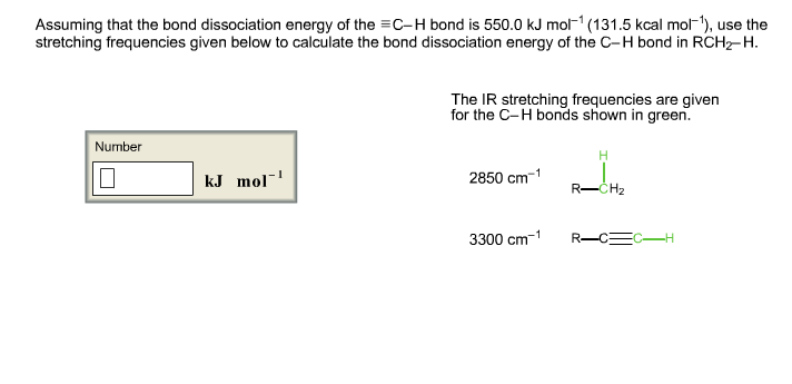 Solved Assuming that the bond dissociation energy of the | Chegg.com