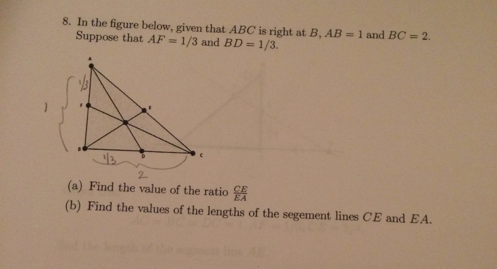 Solved In The Figure Below, Given That ABC Is Right At B, AB | Chegg.com