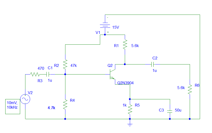 Solved 1.For The BJT CE Amplifier Circuit Shown In Figure, | Chegg.com