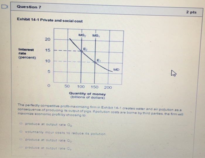 Solved Que stion 1 2 pts Factors that prevent the Coase | Chegg.com