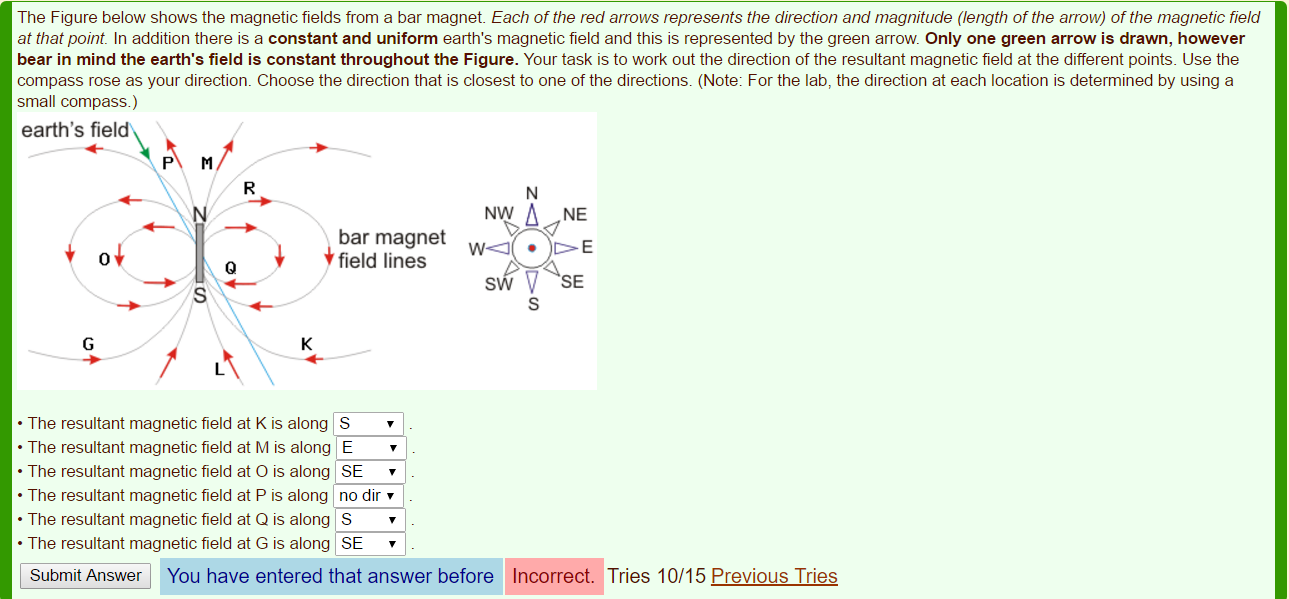 Solved The Figure below shows the magnetic fields from a bar | Chegg.com