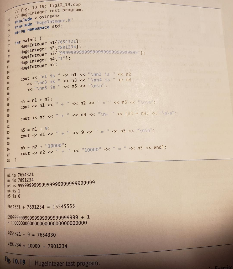 Fig. 10.16 | Complex class test program. (Part 2 of | Chegg.com