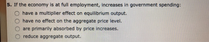 How Does Full Employment Affect The Economy