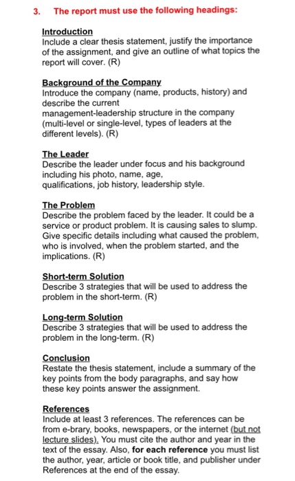 Write a report about Effective Leaders Dealing | Chegg.com