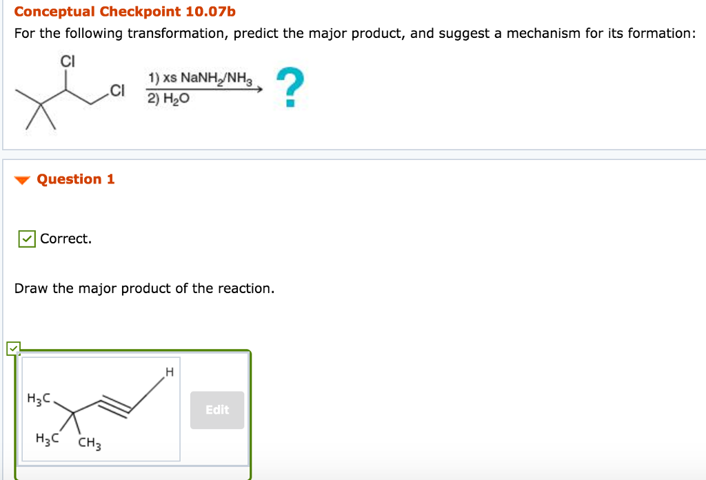Solved Conceptual Checkpoint 10.07b For the following | Chegg.com