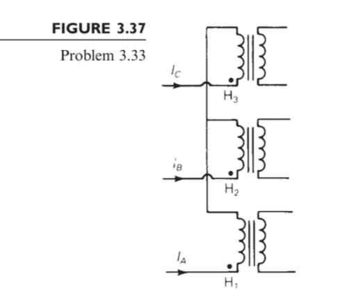 Solved Consider the three single-phase two-winding | Chegg.com