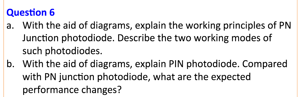 Solved With The Aid Of Diagrams, Explain The Working | Chegg.com