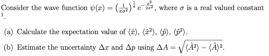 Solved Consider the wave function psi (x) = (1/pi | Chegg.com