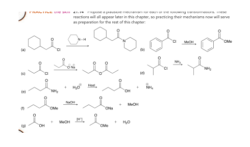 Solved Propose a mechanism for each of the following | Chegg.com