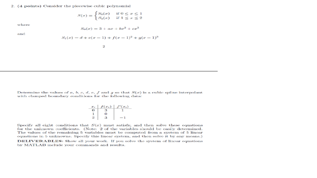 computer science notes - algorithms - computer science... Solved Consider the piecewise cubic polynomial S(x) = | Chegg.com