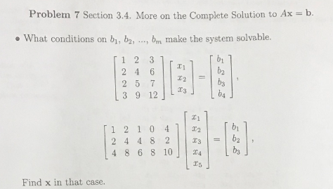 Solved Problem 7 Section 3.4. More on the Complete Solution | Chegg.com