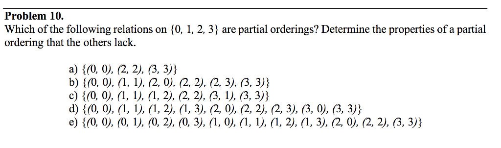 solved-problem-10-which-of-the-following-relations-on-0-1-chegg