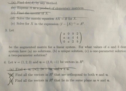 Solved Let (a 0 B 2 A A 4 4 0 A 2 B Be The | Chegg.com