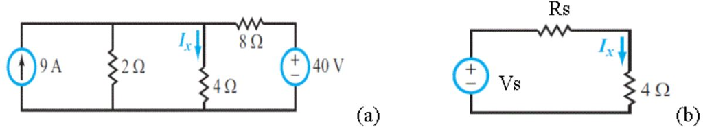 Solved Circuit (a) Below Can Be Simplified To Circuit (b) By | Chegg.com