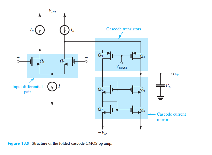 Solved D 13.23 Consider The Folded-cascode Op Amp Of Fig. | Chegg.com