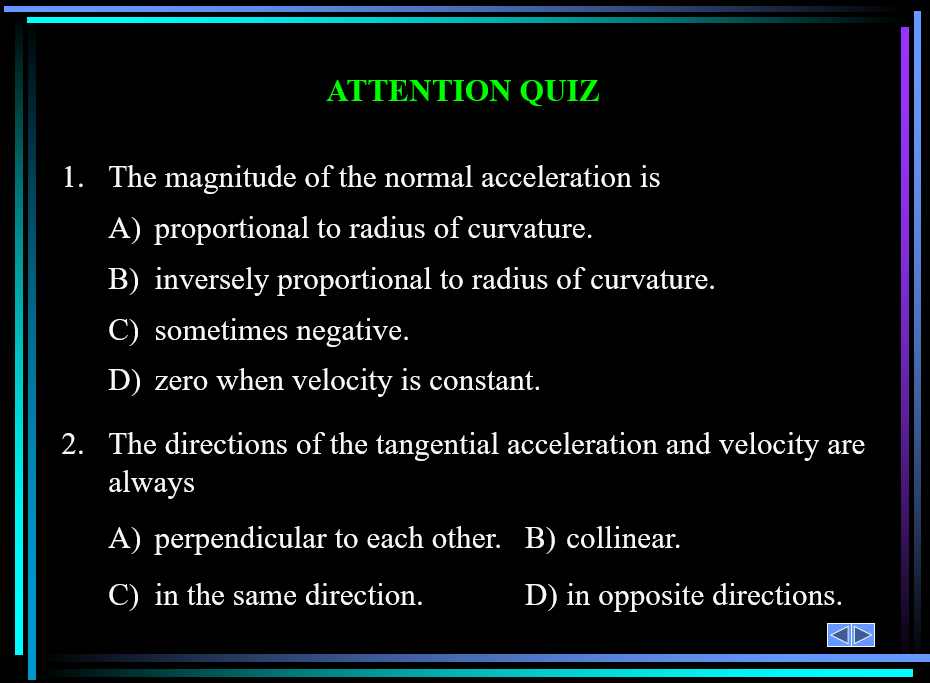Normal Acceleration Direction Solved The magnitude of the normal acceleration is A) | Chegg.com