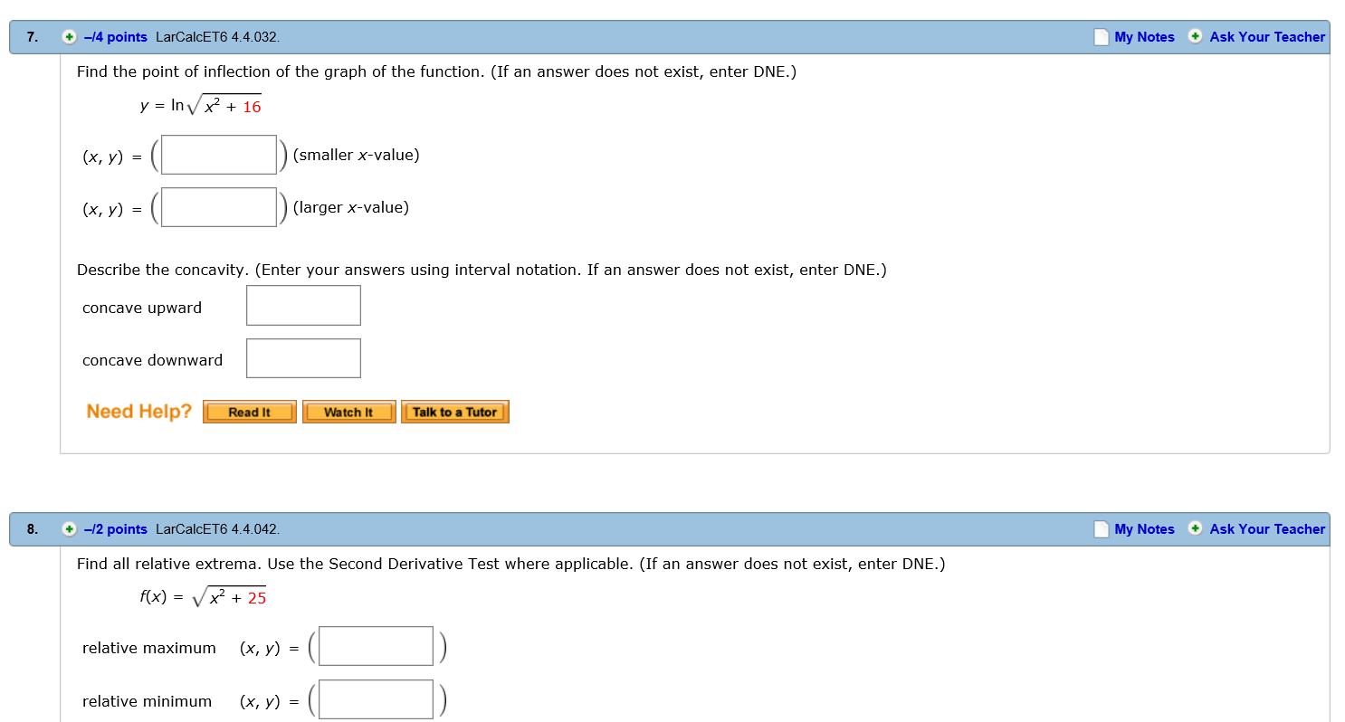 Solved Find the point of inflection of the graph of the | Chegg.com