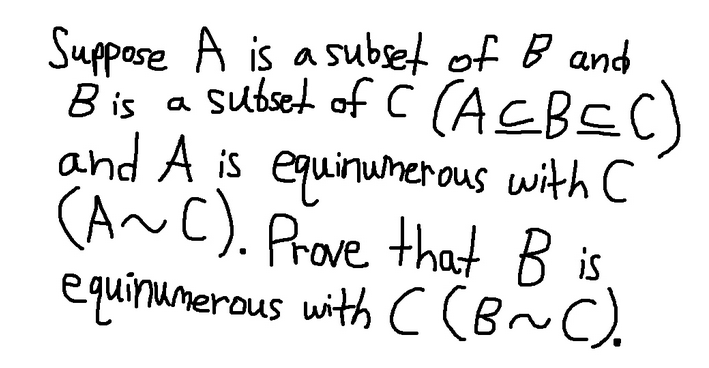 Solved Suppose A Is A Subset Of B And B Is A Subset Of C (A | Chegg.com