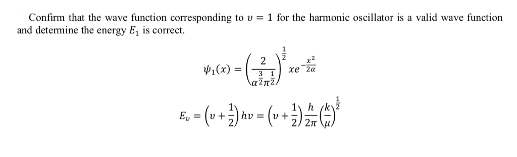 Solved Confirm that the wave function corresponding to and | Chegg.com
