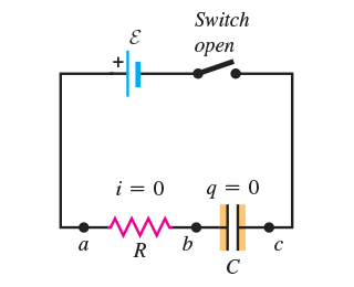 Solved You connect a battery, resistor, and capacitor as | Chegg.com