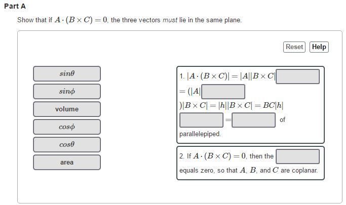 Solved Problem 4.3 Given The Three Nonzero Vectors A, B, And | Chegg.com