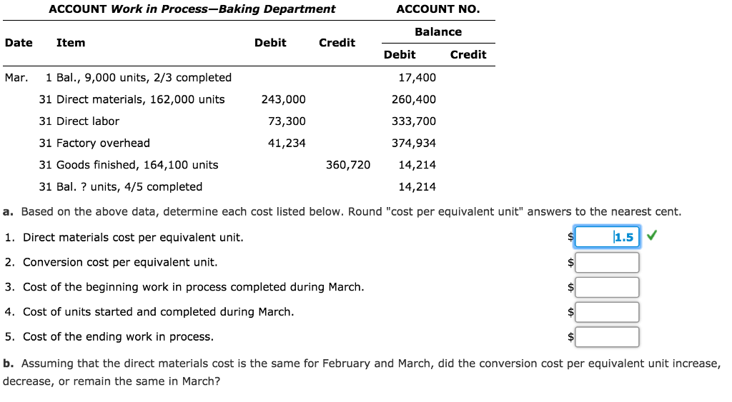 Determine Direct Materials Cost Per Unit