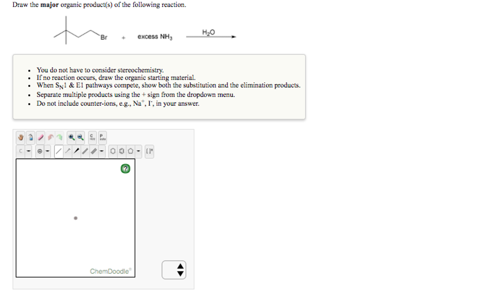 Solved: Draw The Major Organic Product(s) Of The Following... | Chegg.com