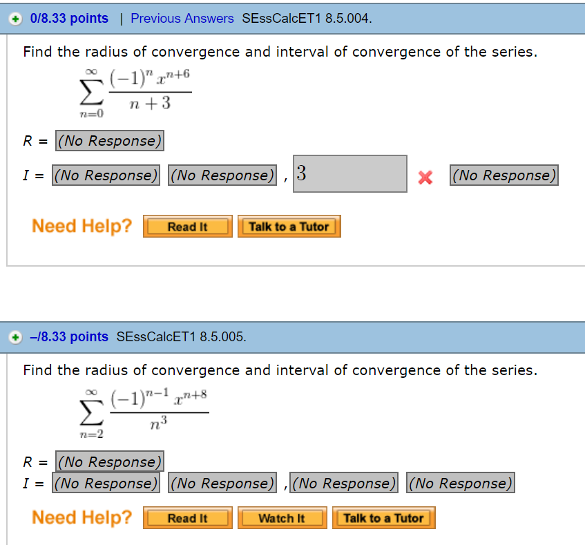 Solved Find The Radius Of Convergence And Interval Of | Chegg.com