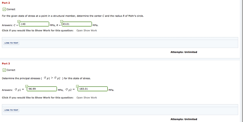 Solved P12.081 GO Multipart Part 1 Correct Consider a point | Chegg.com