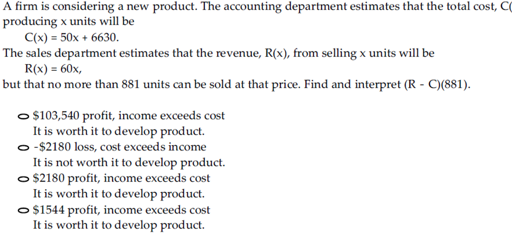 Solved A firm is considering a new product. The accounting | Chegg.com