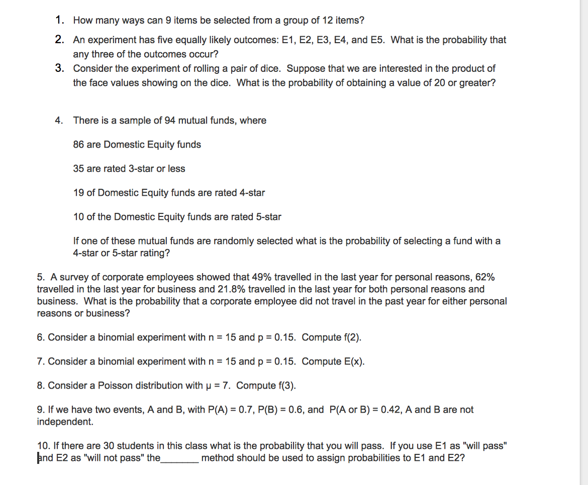 solved-1-how-many-ways-can-9-items-be-selected-from-a-group-chegg