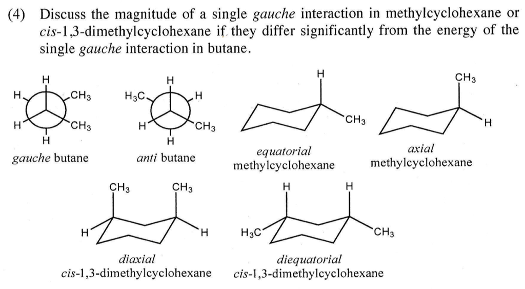 Solved cis1,3dimethylcyclohexane if they differ