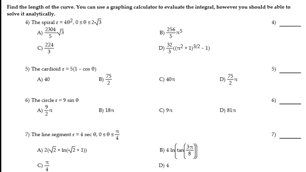 Length of deals curve calculator