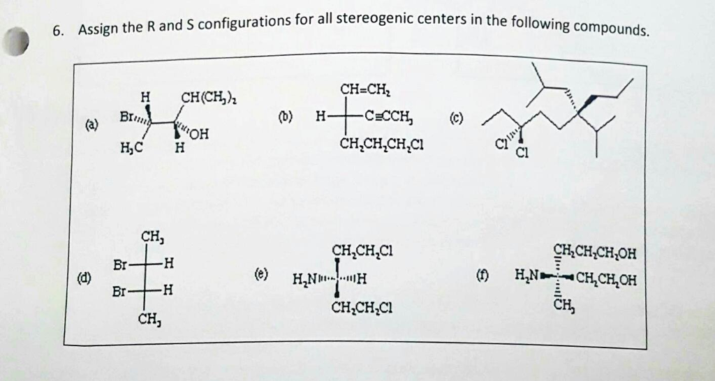 solved-assign-the-r-and-s-configurations-for-all-stereogenic-chegg