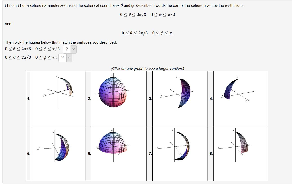 spherical coordinates graphing calculator