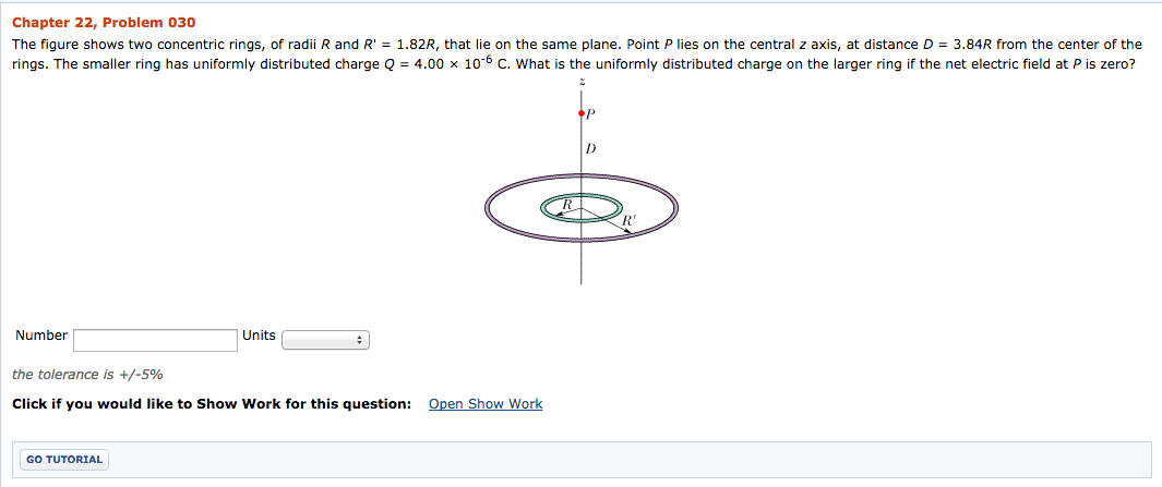 Solved The figure shows two concentric rings, of radii R and | Chegg.com