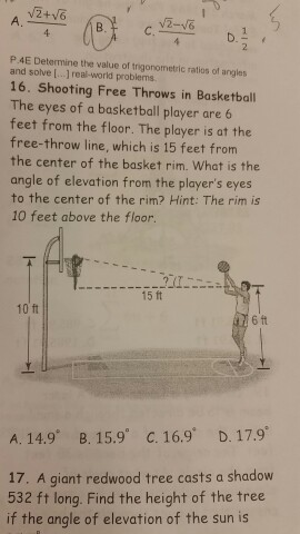 Solved Determine the value of trigonometric ratios of angles | Chegg.com