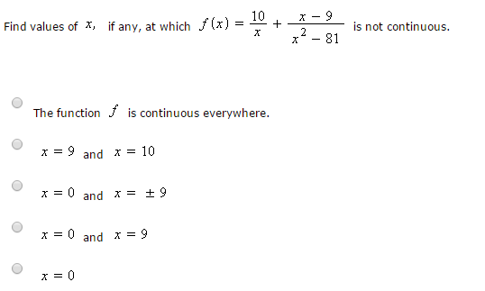 solved-show-solution-find-values-of-x-if-any-at-which-f-x-chegg