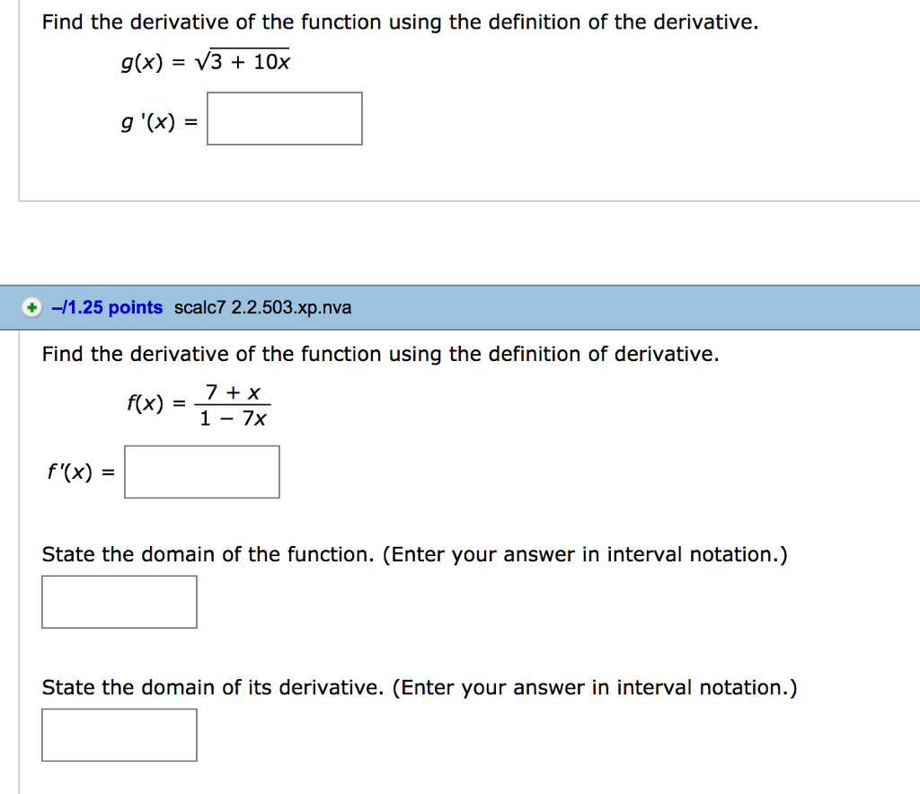 finding derivative of square root using definition