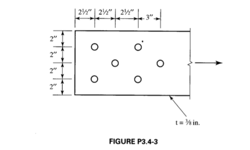 Solved The tension member shown in Figure P3.4-3 is a | Chegg.com