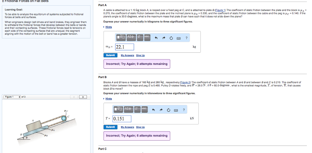 Solved Fnctional Forces on Flat Belts Learning Goal To be | Chegg.com