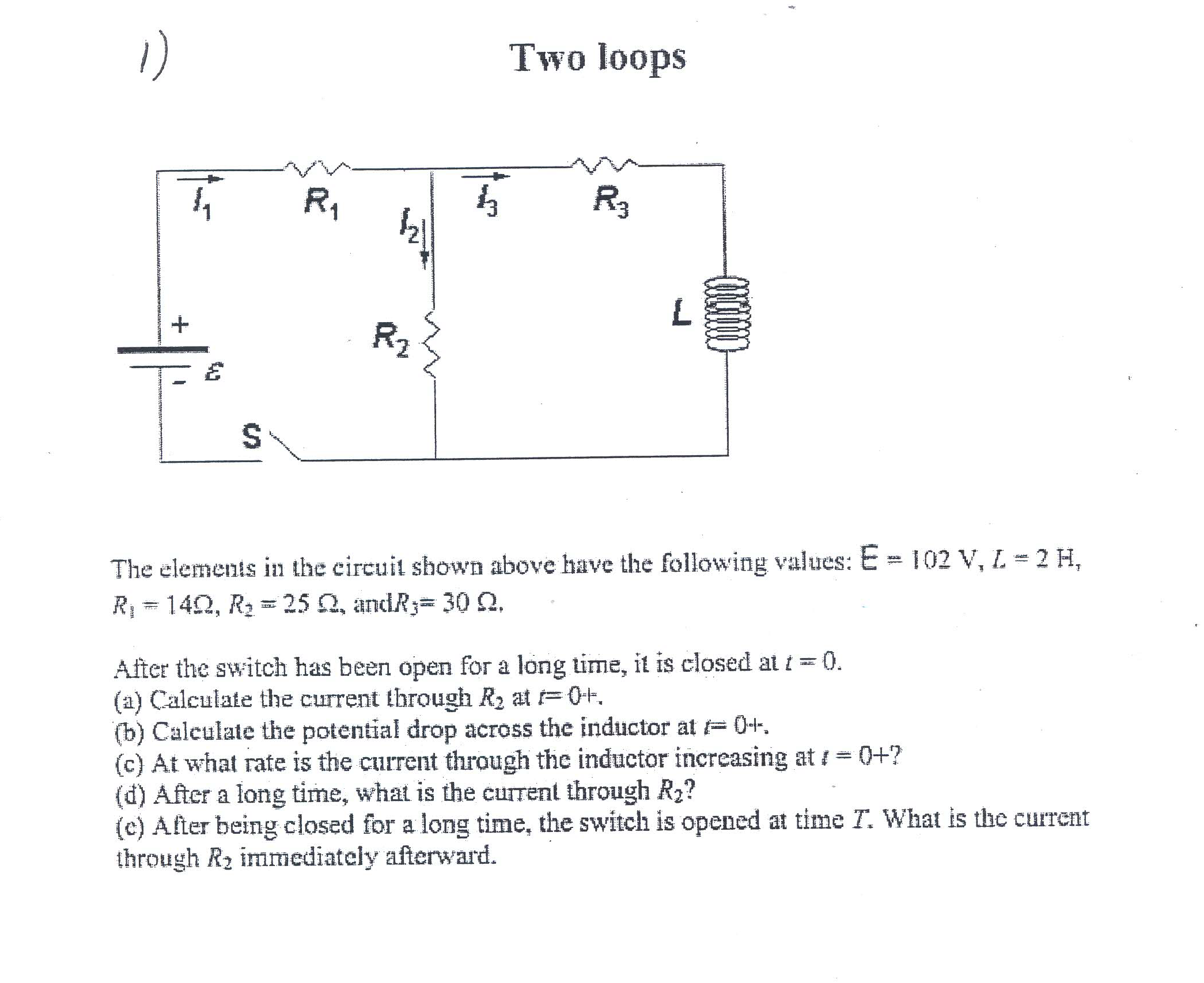 Solved The elements in the circuit shown above have the | Chegg.com