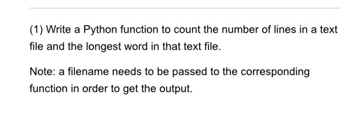 Solved (1) Write a Python function to count the number of | Chegg.com