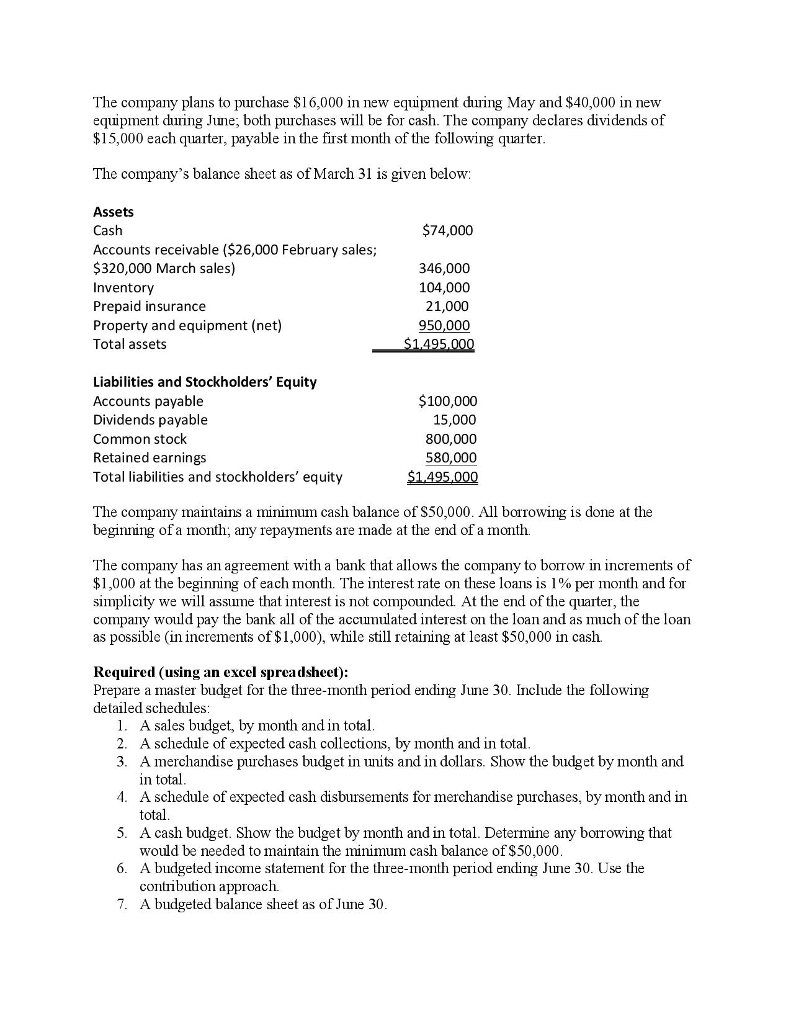 Solved Bus 213 Managerial Accounting Special Project #1 Due | Chegg.com