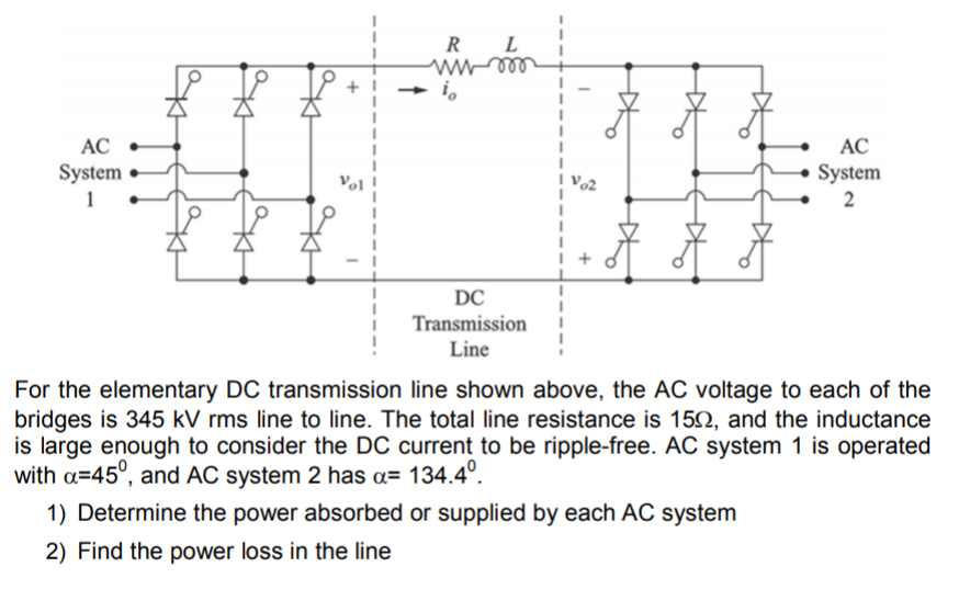 Solved Answer To Power Loss In The Line Is 814.3 KW. Please | Chegg.com