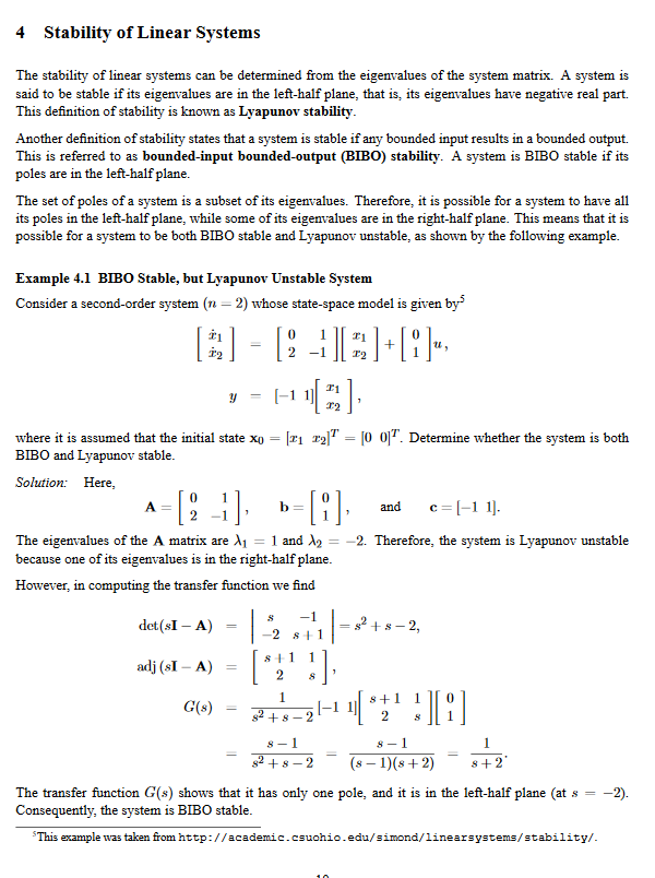 Solved Project 2: Feedback Control of Linear Dynamical | Chegg.com