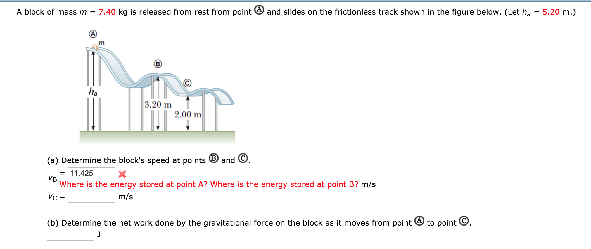 Solved A Block Of Mass M Kg Is Released From Rest Chegg Com