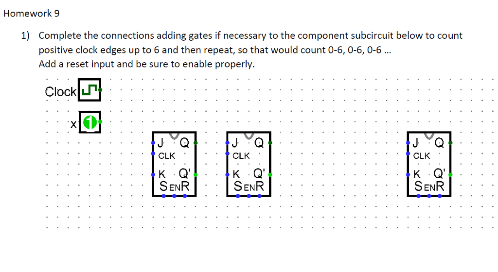 Solved Homework 9 1) Complete the connections adding gates